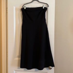 NWT Strapless black dress with bow back detail